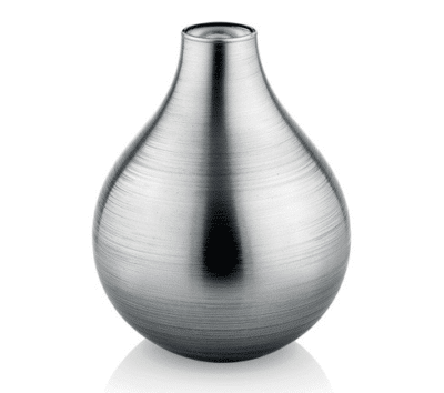 Vase BOMBEI Platin D24,4 cm H31 cm