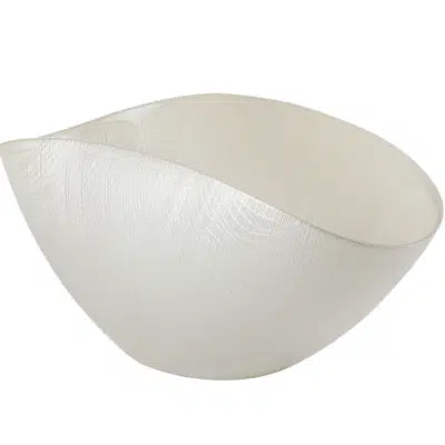 Schüssel BURA weiße Perle 38x18 cm
