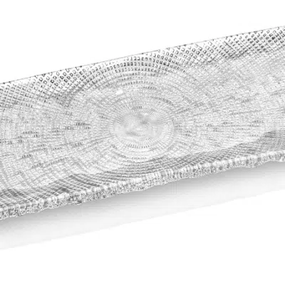 Tablett DIAMAN klar 43 x 13 cm H1,5 cm