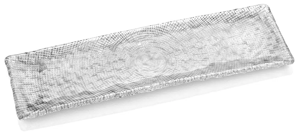 Tablett DIAMAN klar 43 x 13 cm H1,5 cm