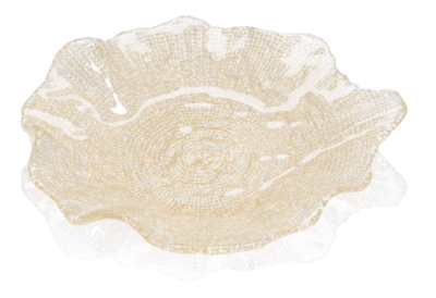 Teller FOL Goldglitter D28 cm