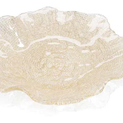 Teller FOL Goldglitter D28 cm