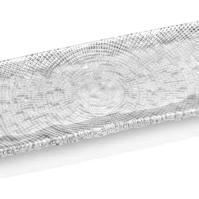 Tablett DIAMAN klar 31 x 12,5 cm H1,5 cm