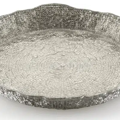 Obstschale DIAMAN beige D32 cm H5 cm