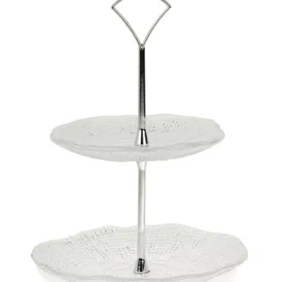 Desserttablett DIAMAN klar D18 cm/D15 cm H24,5 cm