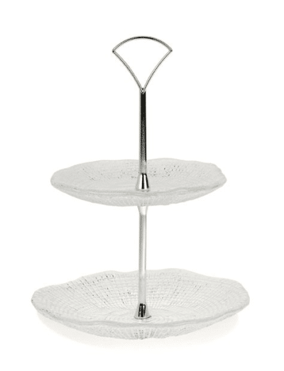Desserttablett DIAMAN klar D18 cm/D15 cm H24,5 cm