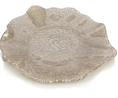 Teller FOL Schildkröte Metall D37 cm