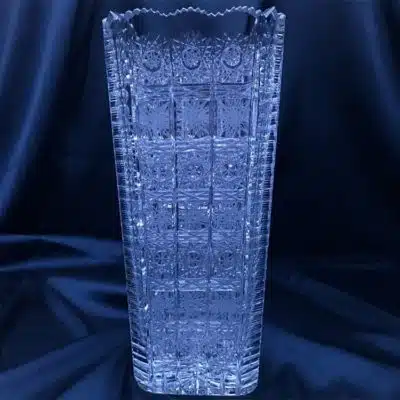 Geschliffene Kristallvase 24,5 cm