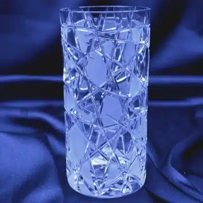 Geschliffene Kristallvase 15 cm