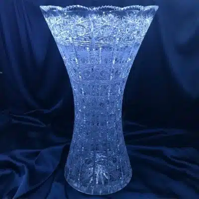 Geschliffene Kristallvase 49,5 cm