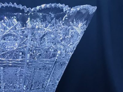 Geschliffene Kristallvase 49,5 cm – Bild 4