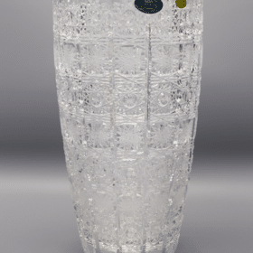 Geschliffene Kristallvase ÚSVIT 30 cm