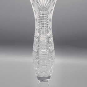 Geschliffene Kristallvase ÚSVIT 25 cm