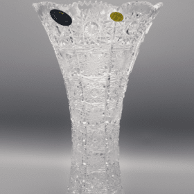 Geschliffene Kristallvase ÚSVIT 25 cm