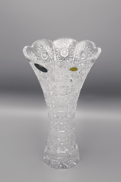 Geschliffene Kristallvase ÚSVIT 25 cm – Bild 2