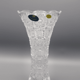 Geschliffene Kristallvase ÚSVIT 20 cm