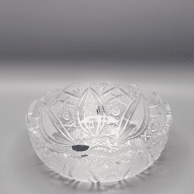 Geschliffene Kristallschale ÚSVIT 21,5 cm