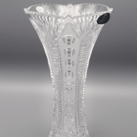 Geschliffene Kristallvase ÚSVIT 20 cm