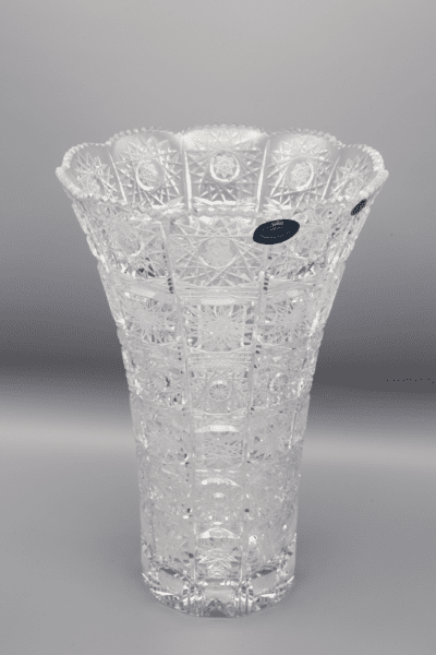 Geschliffene Kristallvase ÚSVIT 25 cm – Bild 2