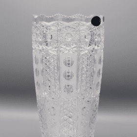 Geschliffene Kristallvase ÚSVIT 26 cm