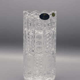 Geschliffene Kristallvase ÚSVIT 20 cm