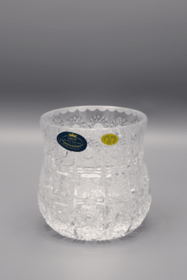Geschliffene Kristallvase ÚSVIT 10 cm