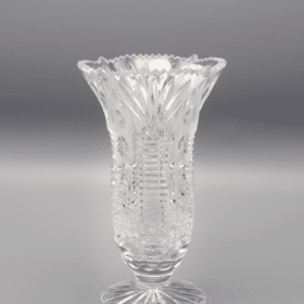 Geschliffene Kristallvase ÚSVIT 16 cm