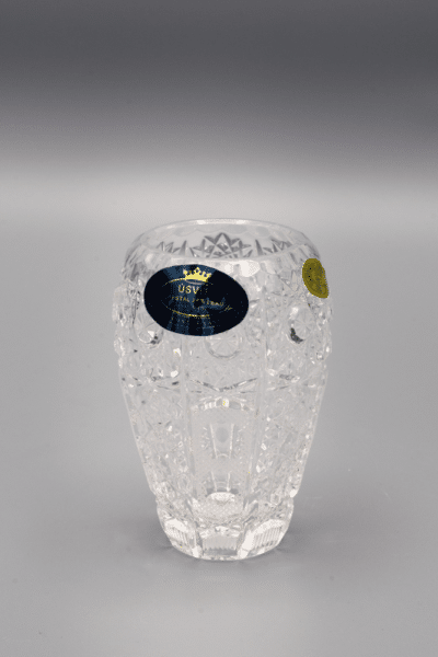 Geschliffene Kristallvase ÚSVIT 8 cm – Bild 2