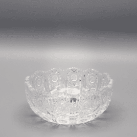 Geschliffene Kristallschale ÚSVIT 12 cm