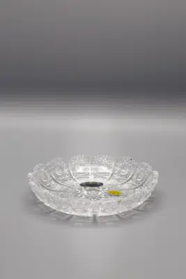 Kristallgeschliffener Teller ÚSVIT 14 cm
