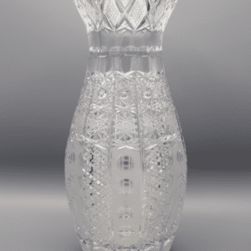 Geschliffene Kristallvase ÚSVIT 30 cm