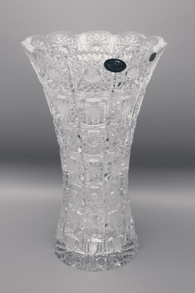 Geschliffene Kristallvase ÚSVIT 30 cm – Bild 2