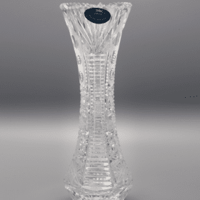 Geschliffene Kristallvase ÚSVIT 23 cm