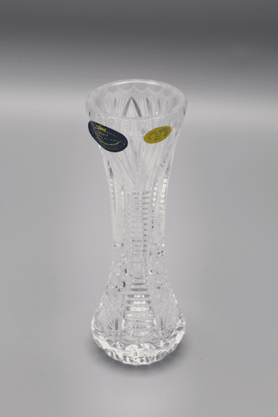 Geschliffene Kristallvase ÚSVIT 15 cm – Bild 2