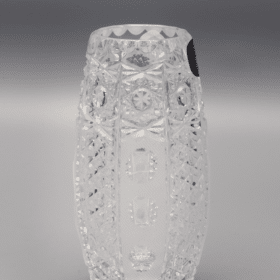 Geschliffene Kristallvase ÚSVIT 12 cm