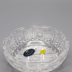 Aschenbecher mit Kristallschliff ÚSVIT 12 cm