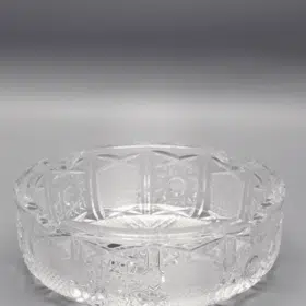 Aschenbecher mit Kristallschliff ÚSVIT 15 cm