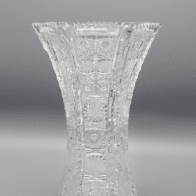 Geschliffene Kristallvase ÚSVIT 21 cm