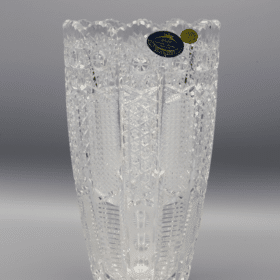Geschliffene Kristallvase ÚSVIT 21 cm