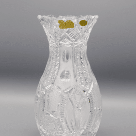 Geschliffene Kristallvase ÚSVIT 21 cm