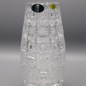 Geschliffene Kristallvase ÚSVIT 20 cm
