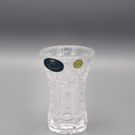 Geschliffene Kristallvase ÚSVIT 9,5 cm