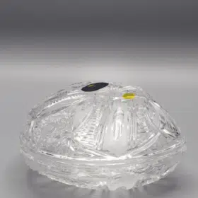ÚSVIT-Glas aus geschliffenem Kristall, 6,5 cm, mit Deckel