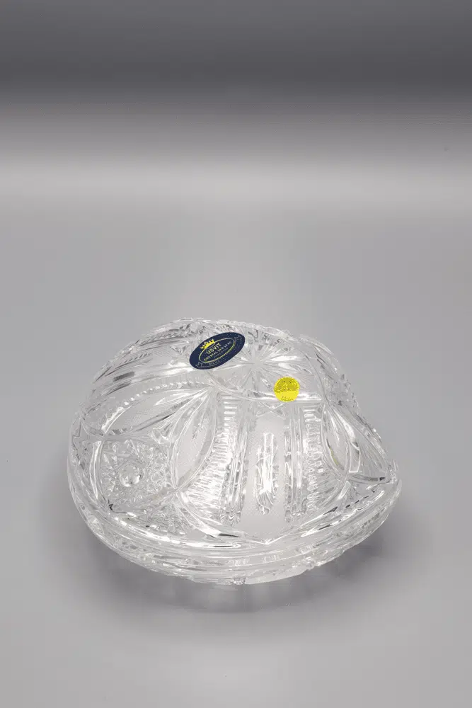 ÚSVIT-Glas aus geschliffenem Kristall, 6,5 cm, mit Deckel – Bild 2