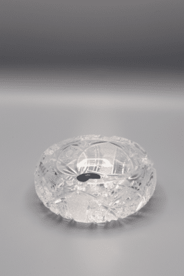 Kristallgeschliffener Aschenbecher ÚSVIT 13 cm