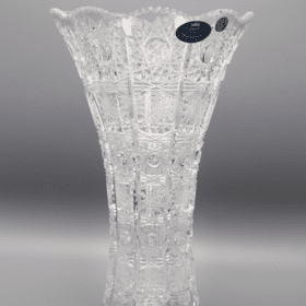 Geschliffene Kristallvase ÚSVIT 25 cm