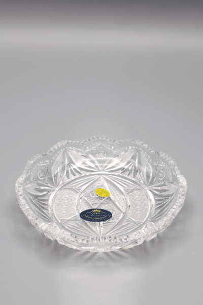 Krištáľový brúsený tanier ÚSVIT 14 cm