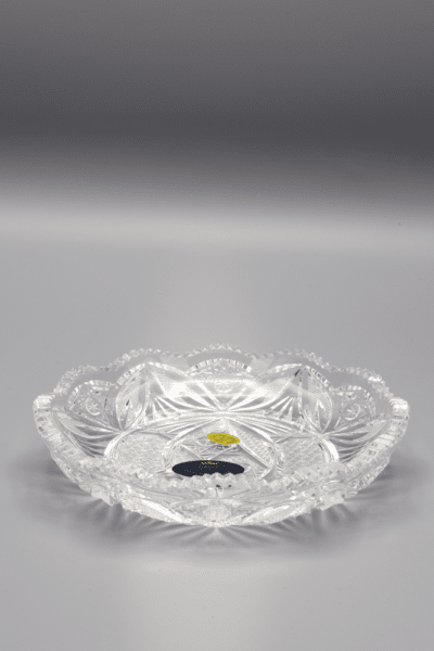 Kristallgeschliffener Teller ÚSVIT 14 cm – Bild 2