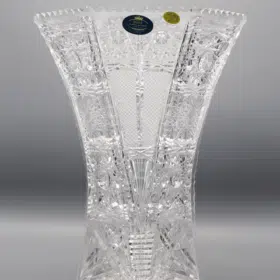 Geschliffene Kristallvase ÚSVIT 28 cm