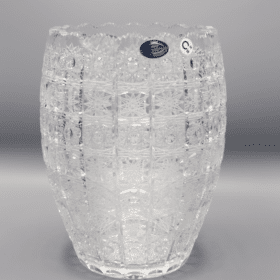 Geschliffene Kristallvase ÚSVIT 26 cm
